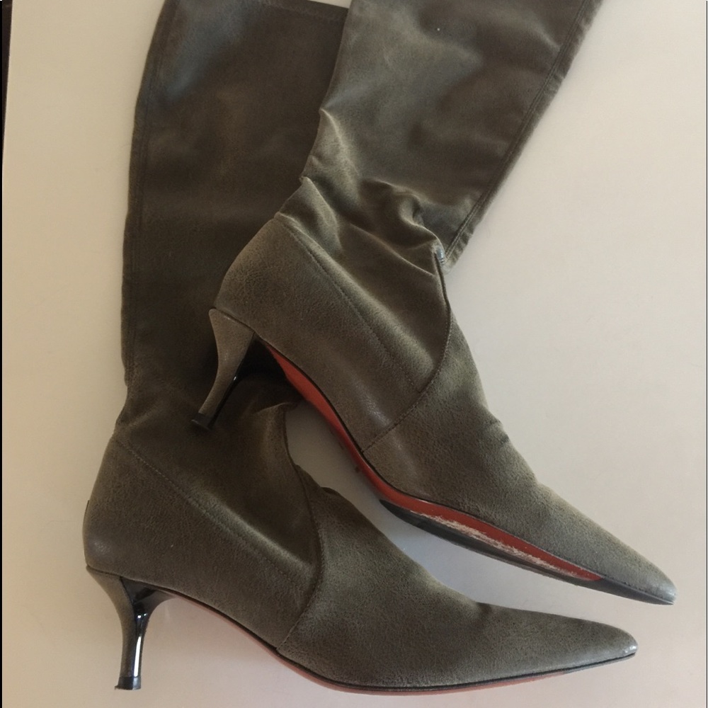 Donald J Pliner Couture Brnz Boots Sz 8.5 M